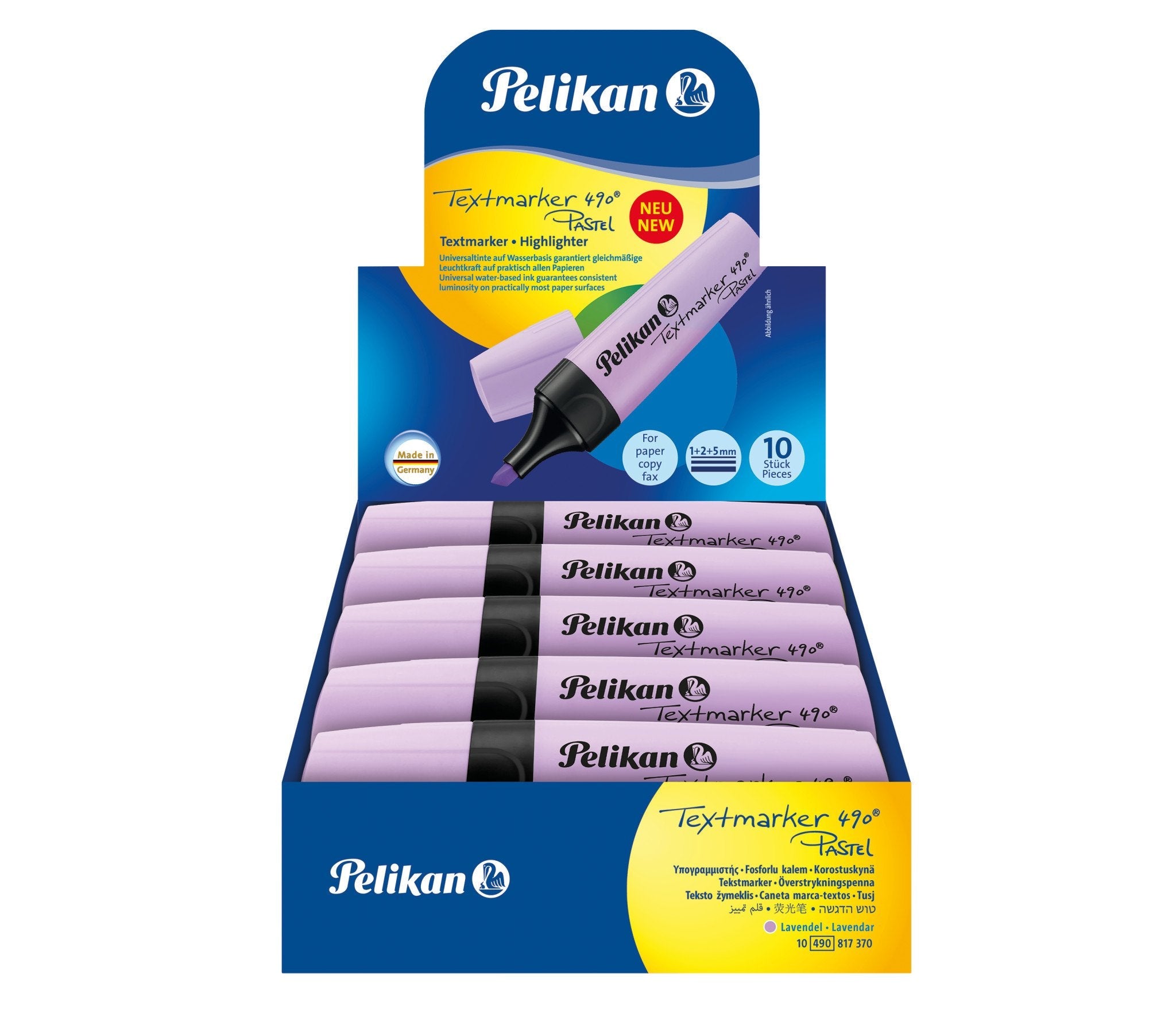 EAN 4012700514875 - Pelikan 817370 marcador 10 pieza(s) Punta de cincel Púrpura imagen 4