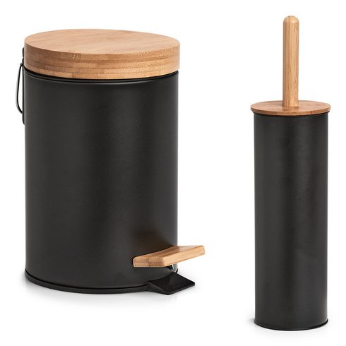 Zeller Present Abfalleimer, Negro 3l