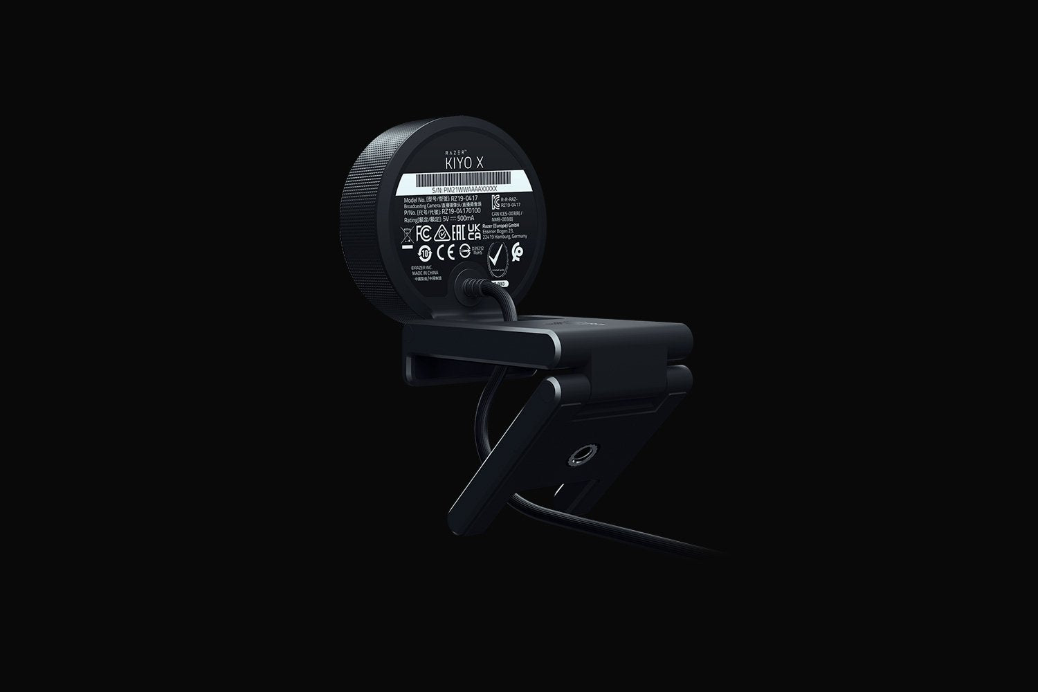 EAN 8887910000052 - Razer Kiyo X cámara web 2,1 MP 1920 x 1080 Pixeles USB 2.0 Negro imagen 4