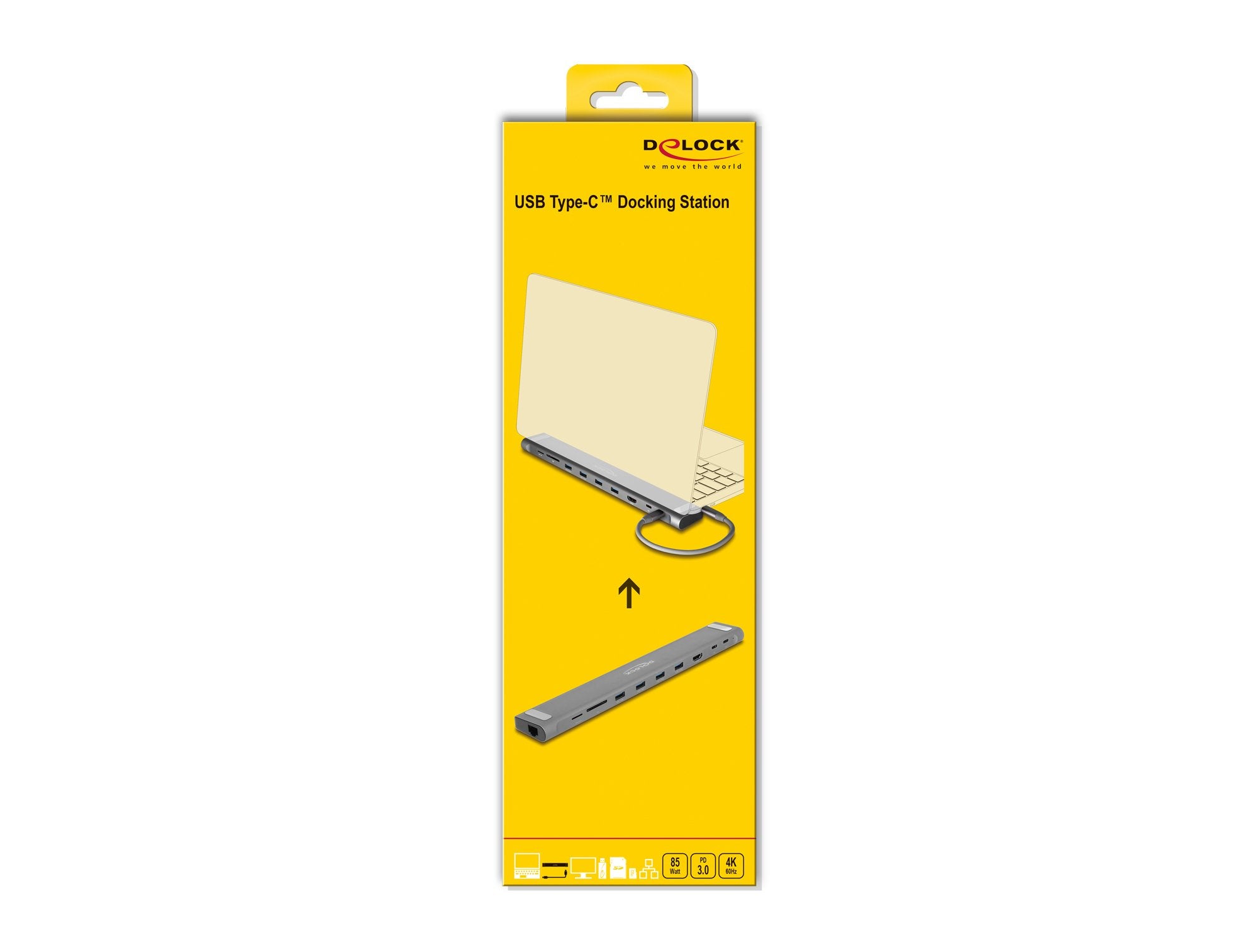 EAN 4043619878956 - DeLOCK 87895 base para portátil y replicador de puertos Alámbrico USB 3.2 Gen 1 (3.1 Gen 1) Type-C Negro, imagen 4