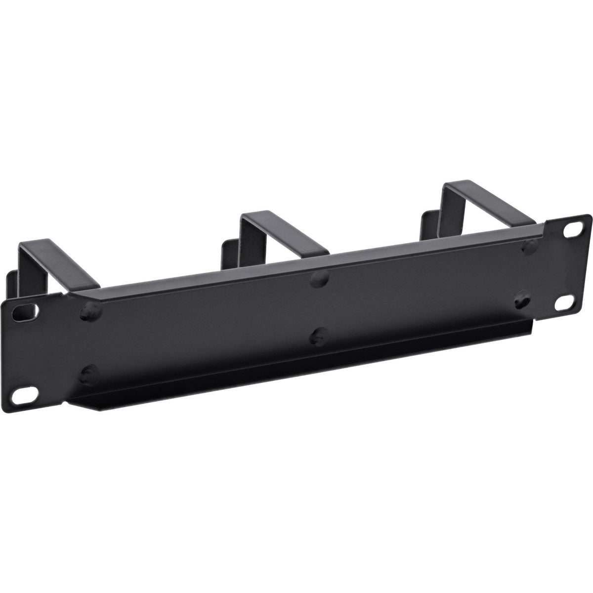 Panel De Gestión De Cables Inline De 10", 3 Soportes, Ral9005, Negro