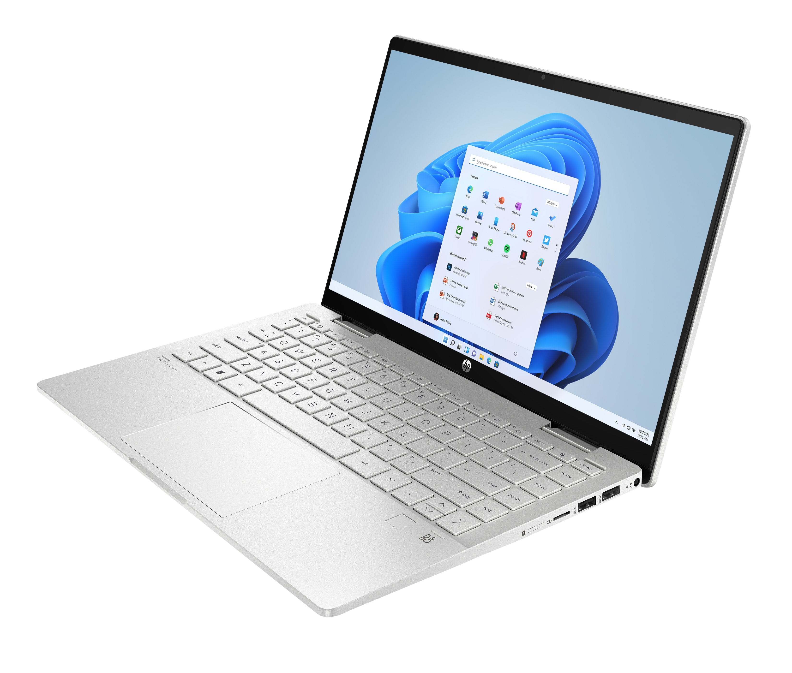 Hp Pavilion X360 2-In-1 Laptop 14-Ek1035ns (2-En-1) 14" Táctil I7 16gb 512gb Ssd Windows 11 Home Plata