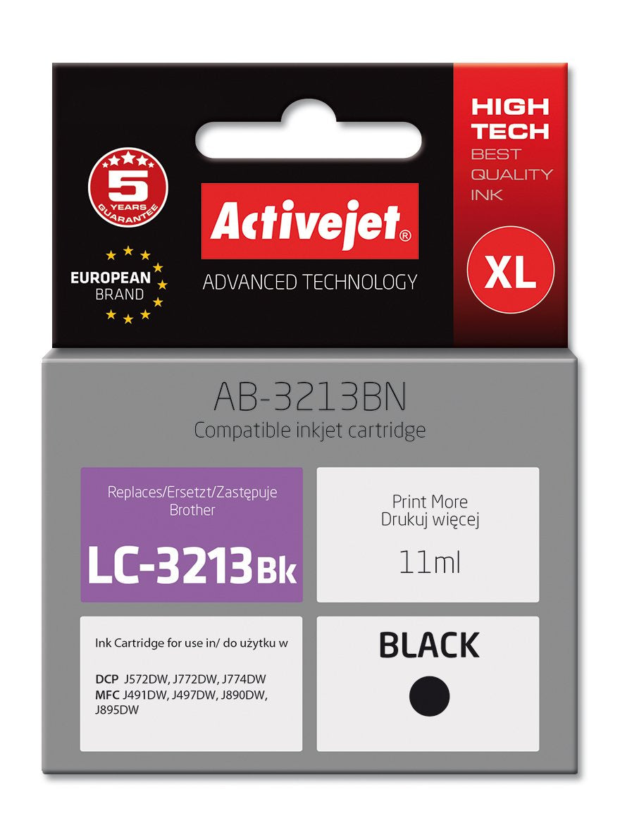 EAN 5901443119050 - Activejet AB-3213BN cartucho de tinta 1 pieza(s) Compatible Rendimiento estándar Negro imagen 1