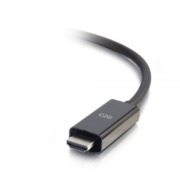 C2g 3ft Displayport To Hdmi Cable Dp To Hdmi Adapter Cable Displayport 1.2 Hdmi 2.0 4k 60hz M/M Cable Adaptador Displayport Macho A Hdmi Macho 91.4 Cm Negro Activo Compatibilidad Con 4k