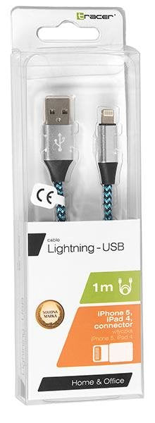 EAN 5907512863374 - Tracer TRAKBK46269 cable de conector Lightning 1 m Negro, Azul, Plata imagen 3