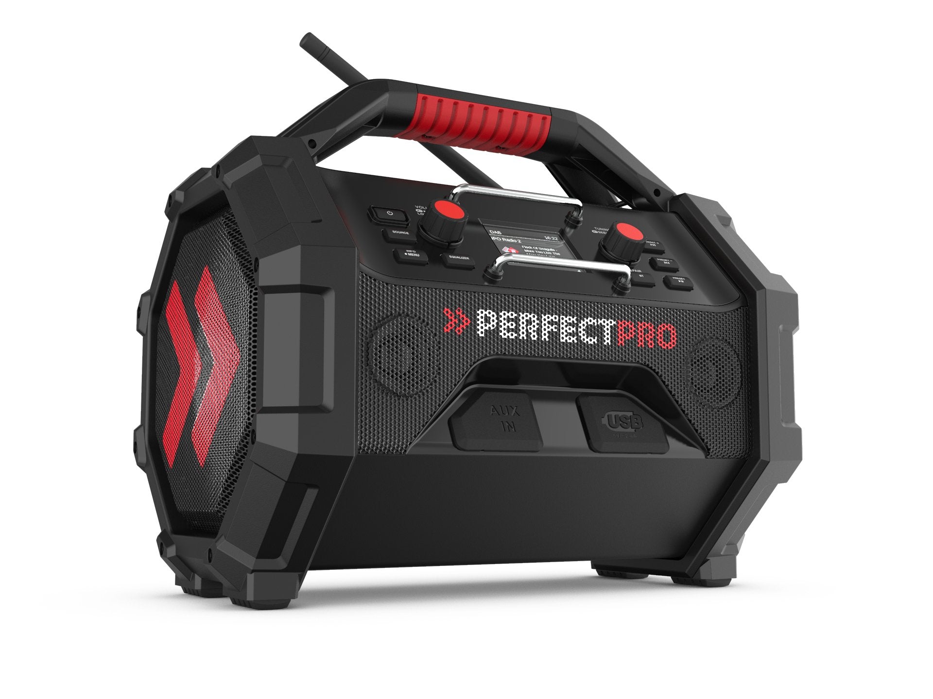 EAN 8719689465629 - Perfectpro ROCKTAGON Lugar de trabajo Digital Negro, Rojo imagen 9
