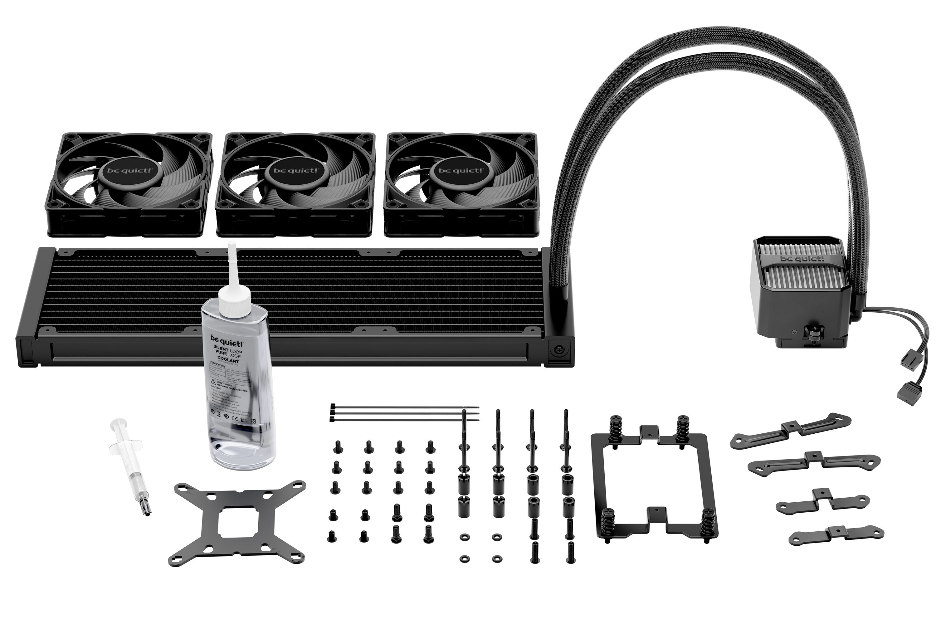 EAN 4260052192542 - be quiet! Silent Loop 3 360 mm Procesador Sistema de refrigeración líquida todo en uno 12 cm Negro 1 piez imagen 7