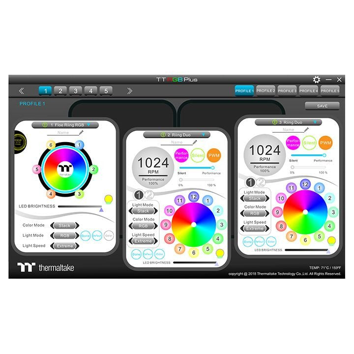 Refrigeracion Liquida Thermaltake Floe Dx Rgb 280 Tt 2xventilador 120x120mm Rgb Multisocket
