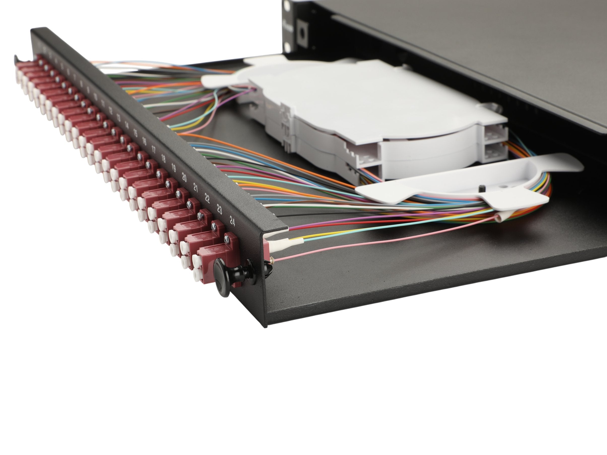 Equip Lwl-Spleisskamen 24-Port Lc-Duplex Om4 1u Komplett Sw