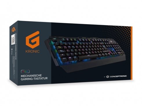 Conceptronic Kronic Teclado Usb Qwertz Alemán Negro