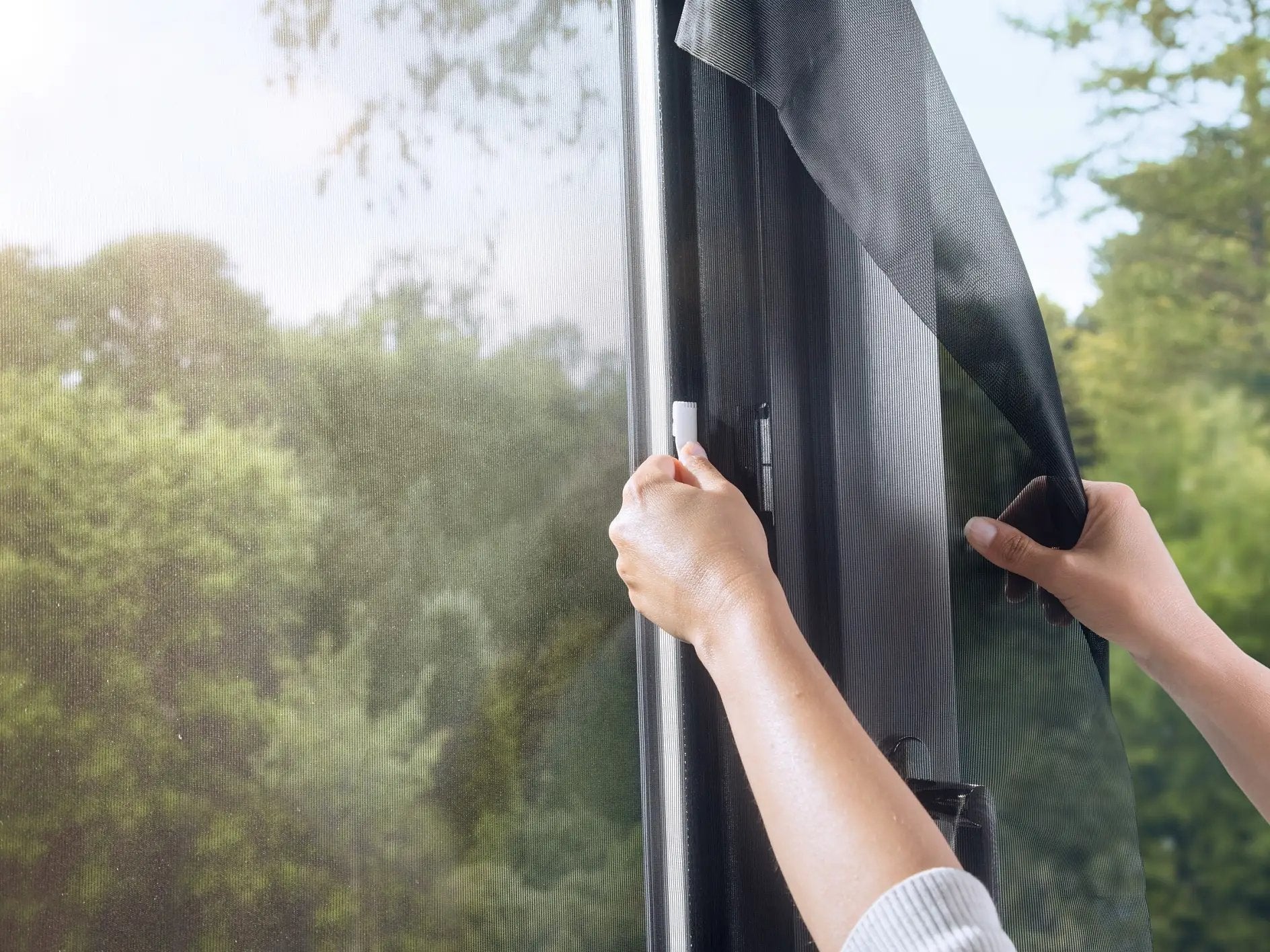 Tesa Pollenschutz-Gitter 1.5m X 1.8m Anthrazit