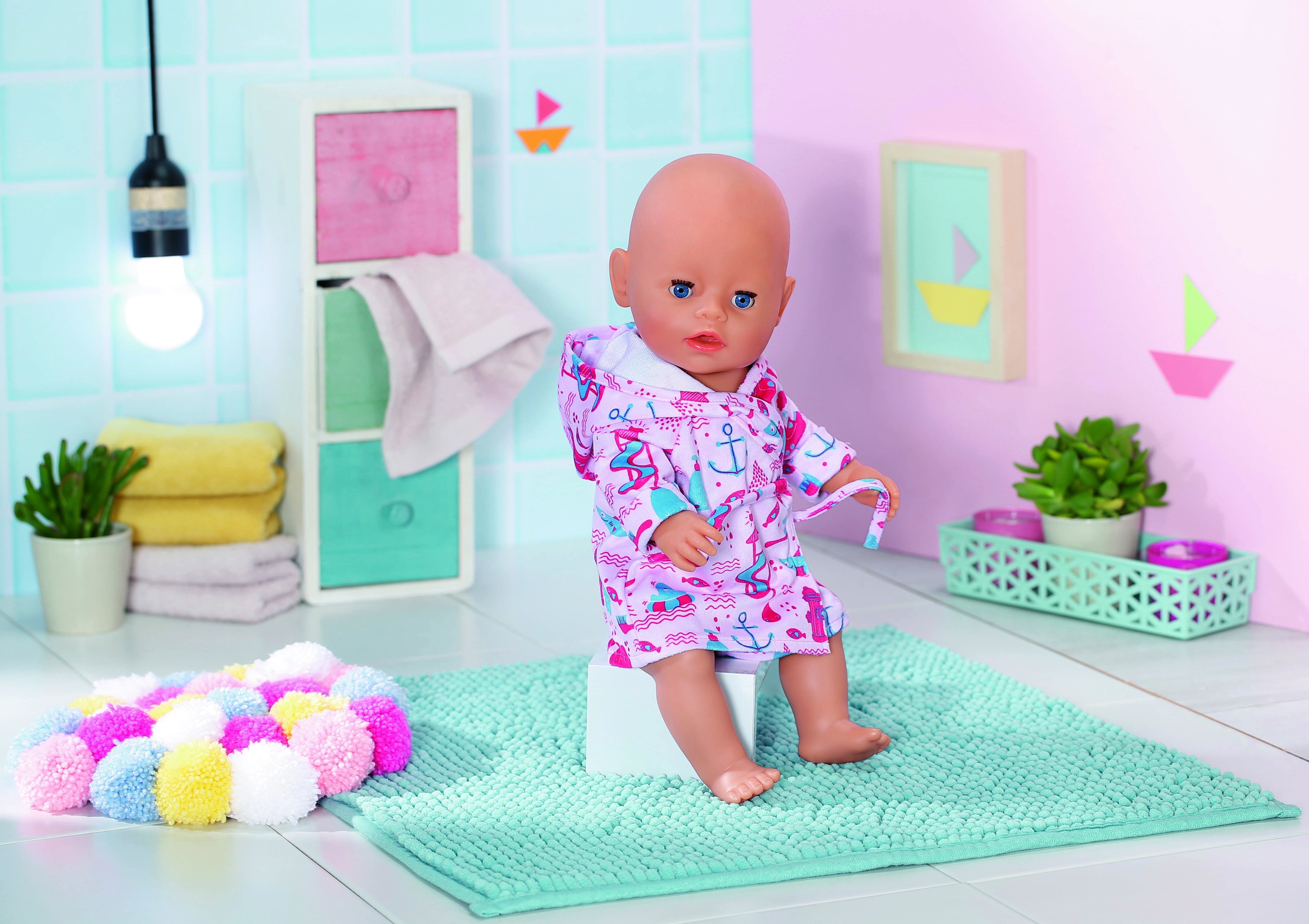 Accesorios Para Muñecas Zapf Creation Baby Bornâ® Albornoz De Baño 43cm