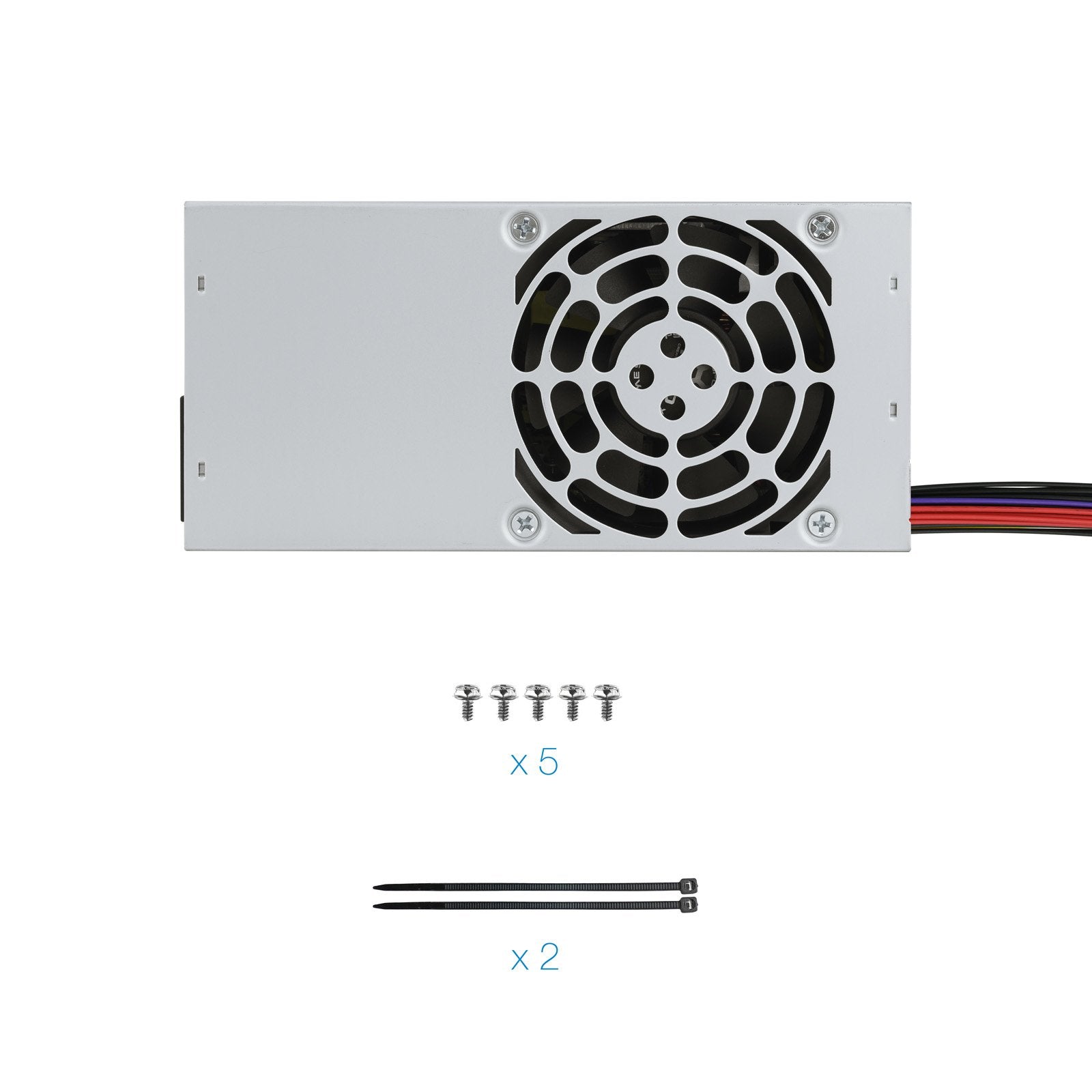 EAN 8433281007321 - TooQ Ecopower II TFX OEM unidad de fuente de alimentación 500 W 20+4 pin ATX Plata imagen 6