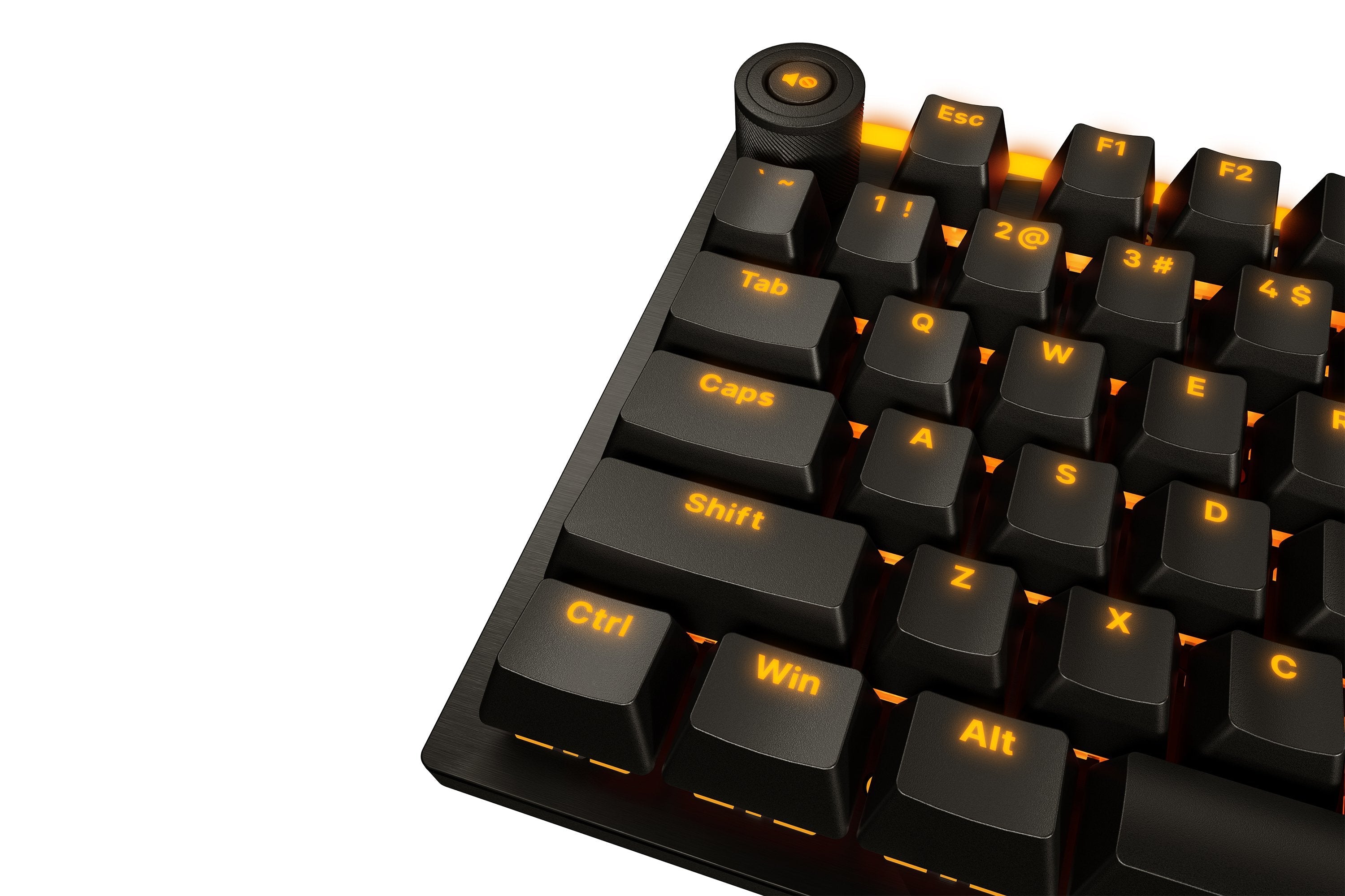 Teclado Gamer Mecánico (Silent Linear) Be Quiet! Light Mount Tkl Rgb (Negro)