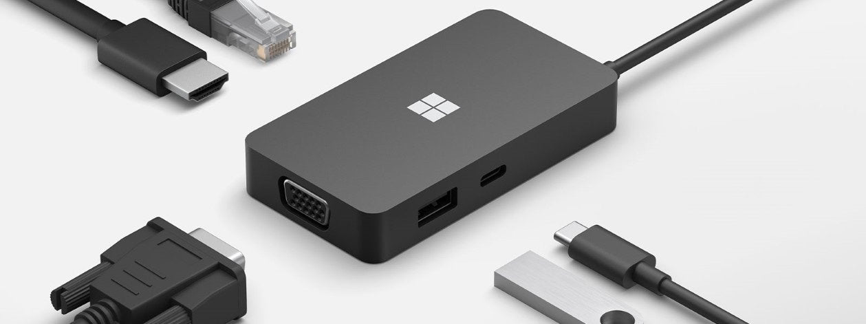 EAN 0889842635072 - Microsoft 1E4-00003 base para portátil y replicador de puertos Negro imagen 2