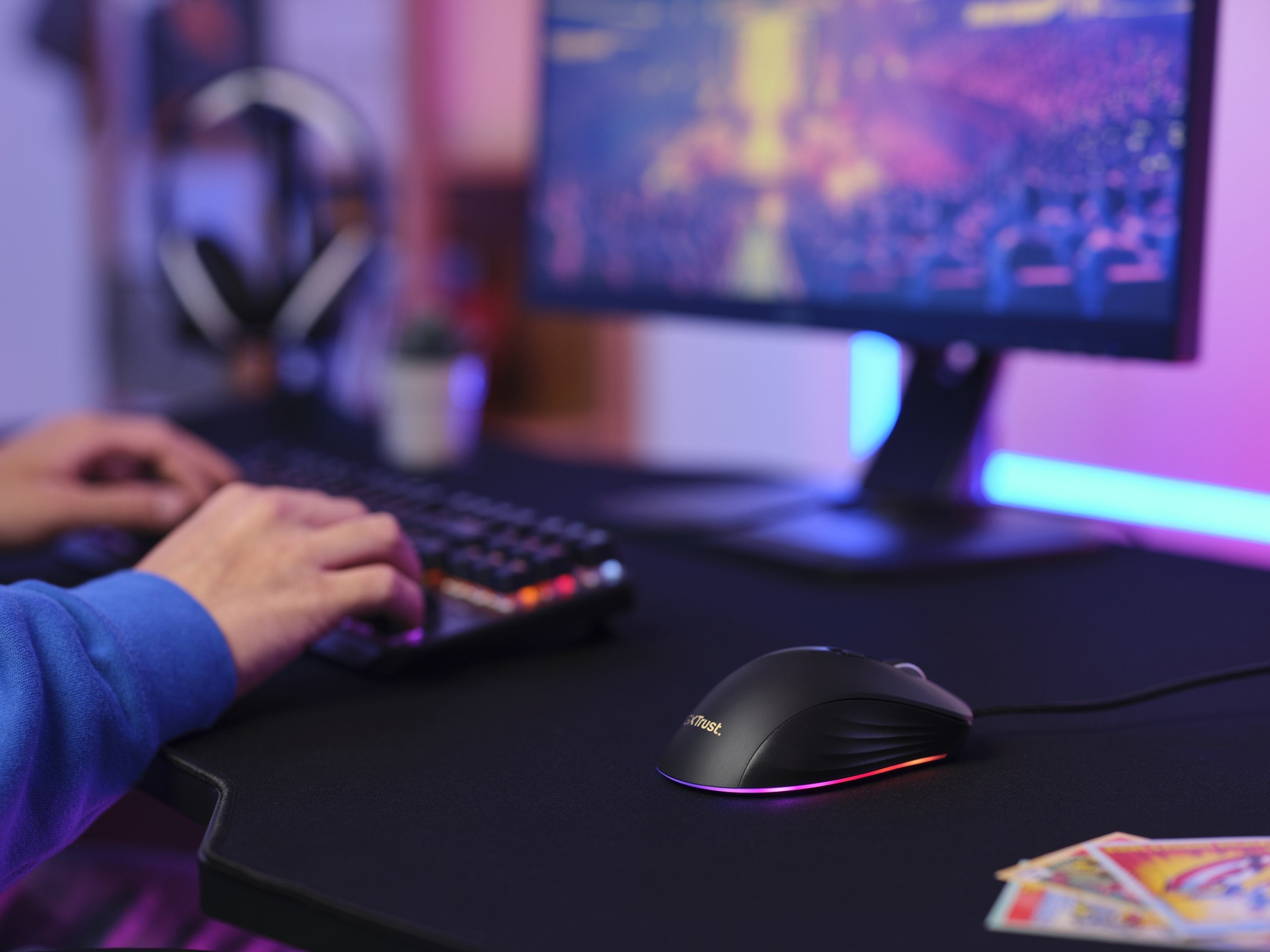 Ratón Gaming Trust Gaming Gxt 924 Ybar+ Hasta 25600 Dpi