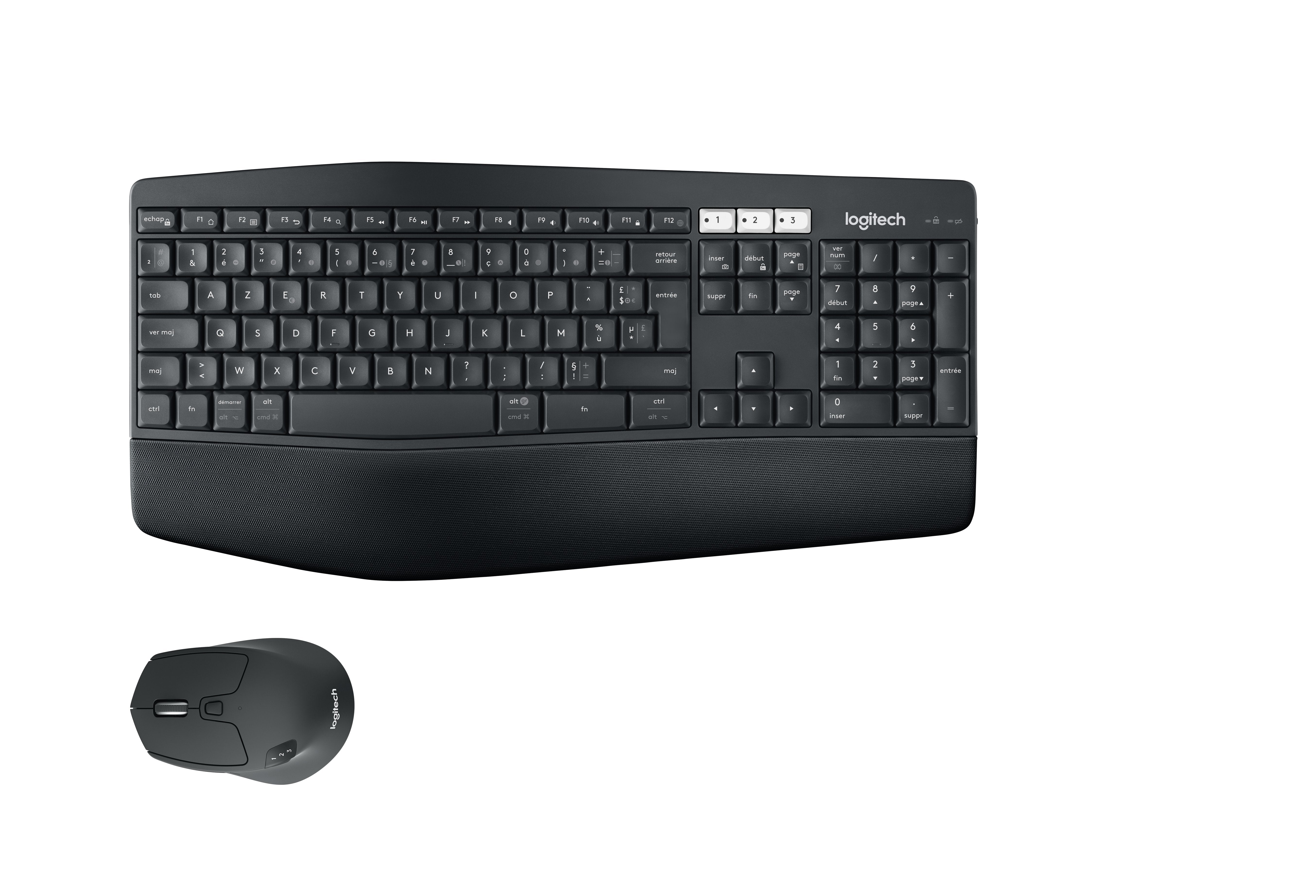 Logitech Mk850 Teclado Rf Inalámbrico Azerty Francés Negro