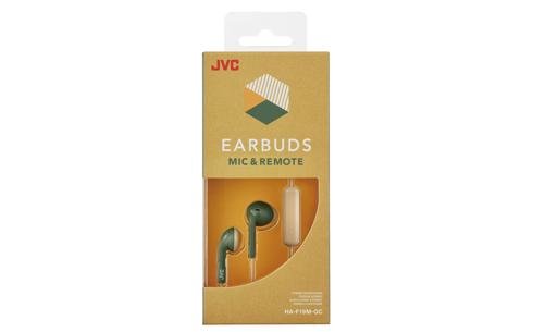 Auriculares+Micro Jvc Ha-F19m-Gc (In-Ear; Yes; Green Color