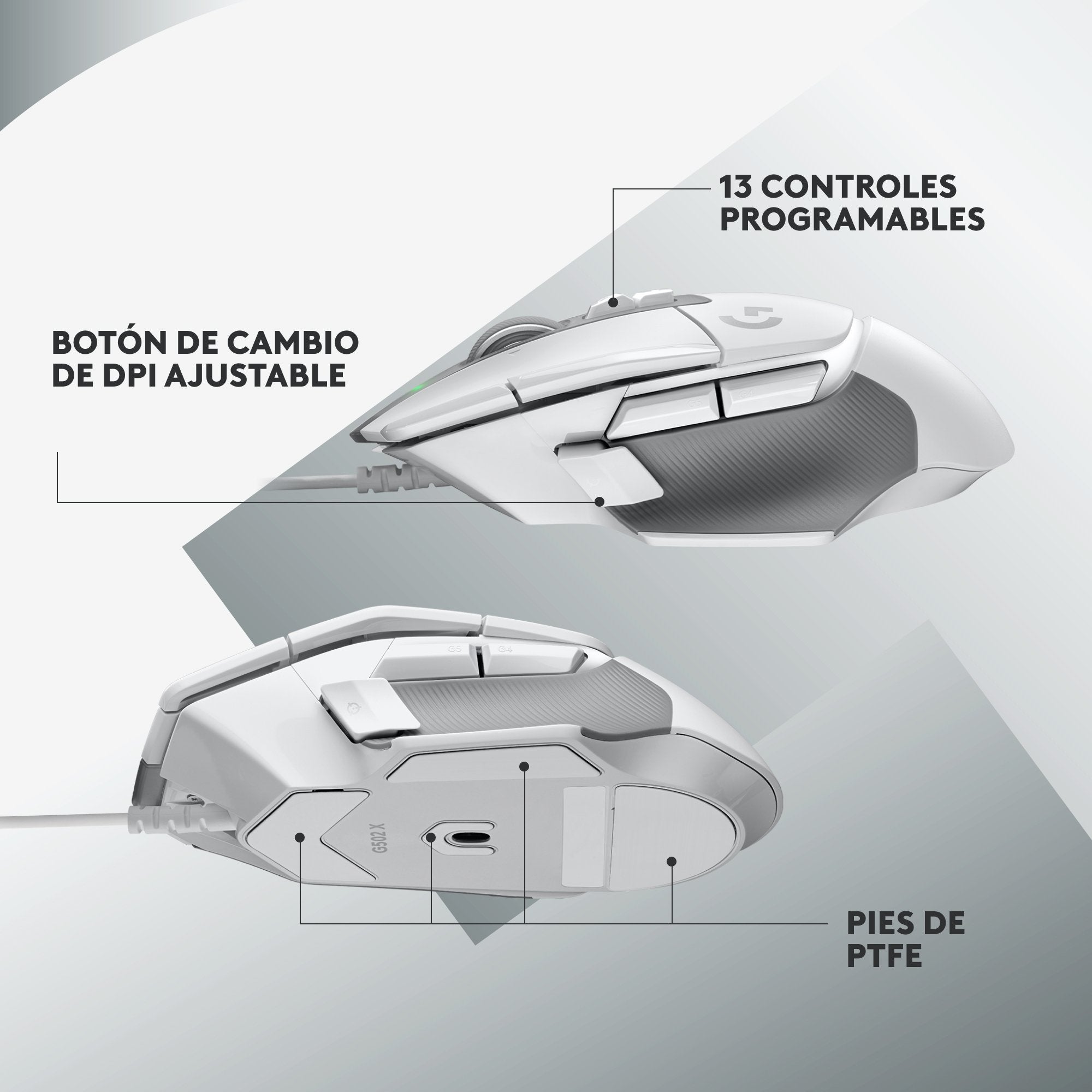 EAN 5099206096325 - Logitech G 910-006147 ratón Juego mano derecha USB tipo A Óptico 25600 DPI imagen 9