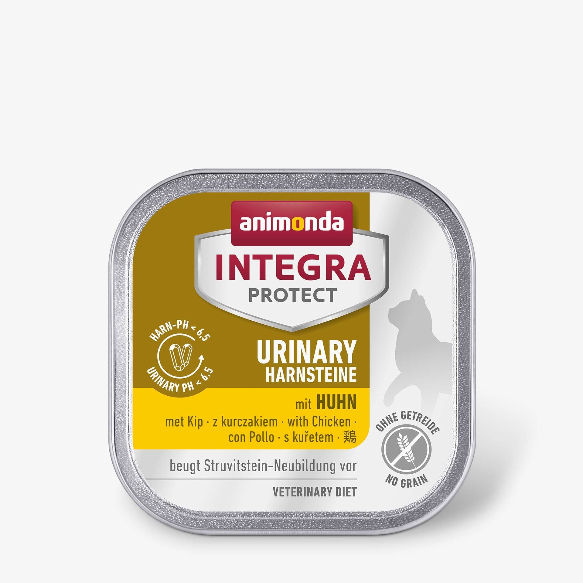 Golosina Para Gatos Animonda Intergra Protect Harnseine Con Sabor A Pollo, Bandeja - 100 G