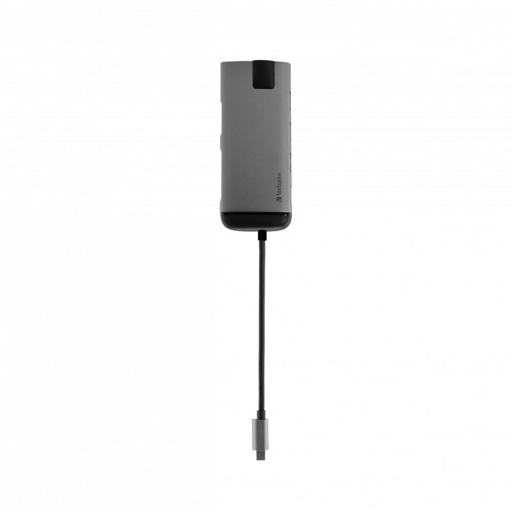 Usb Hub Verbatim Usb-C 3.1 6-Port Portable Grey 3xusb 3.0, Hdmi, Usb-C, Ethernet, Sd/Microsd