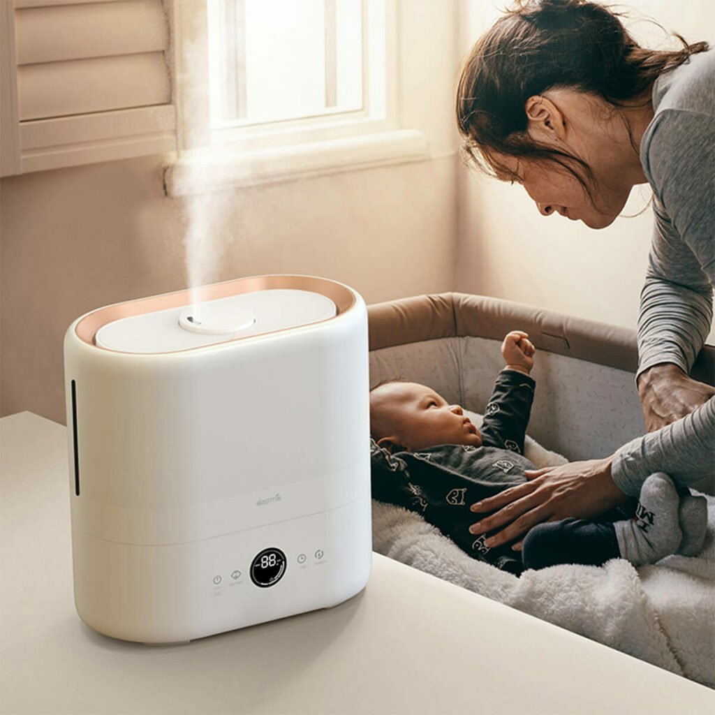 EAN 6955578037573 - Deerma ST636W humidificador 4,5 L Oro, Blanco 28 W imagen 4