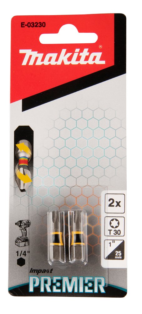 Punta De Torsión Makita T30x25 2unds.