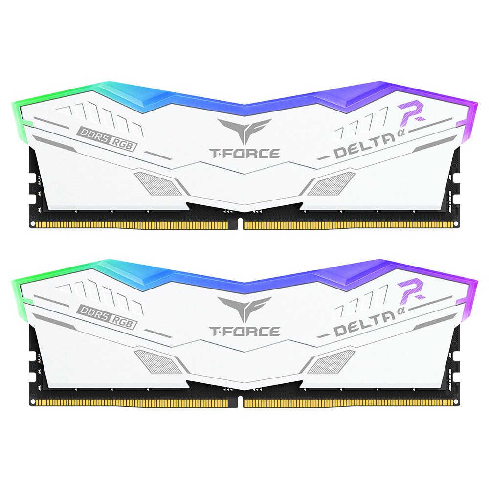 Memoria Ddr5 32gb 2x16gb 6000mhz Teamgroup Delta Rgb White Cl 38 1.25v Am5