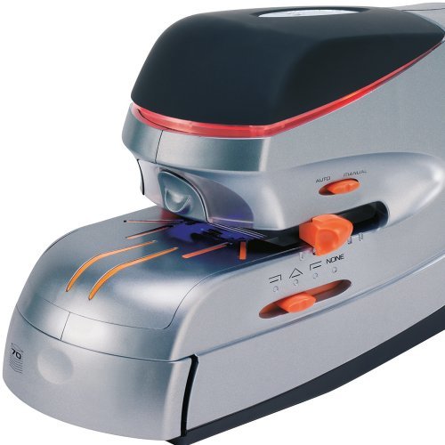Rapid Grapadora Eléctrica Optima 70 Plata / Negro