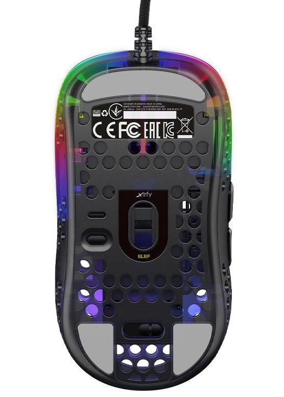 Ratón Xtrfy Mz1 Gaming 16000 Dpi Rgb Negro