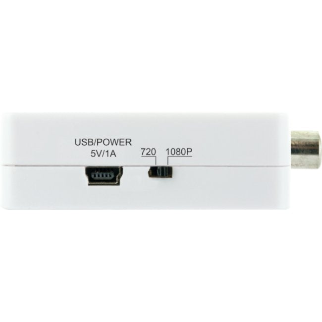 Schwaiger Hdmrca01 513 Conversor De Vídeo Con Escalador 1920 X 1080 Pixeles Av A Hdmi