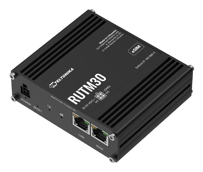 Teltonika Rutm30 Enrutador Celular Industrial 5g Wi-Fi, Esim