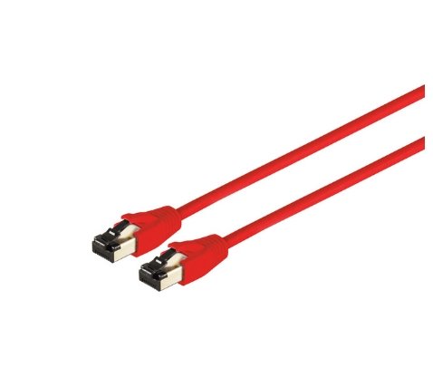 Cable De Red Cat8.1 Rj45 S Ftp Lzsh 3m Rojo