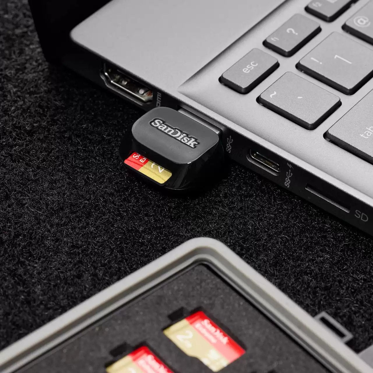 EAN 0619659214104 - SanDisk SDDR-B731-GN6NN lector de tarjeta USB 3.2 Gen 1 (3.1 Gen 1) Type-A Negro imagen 5