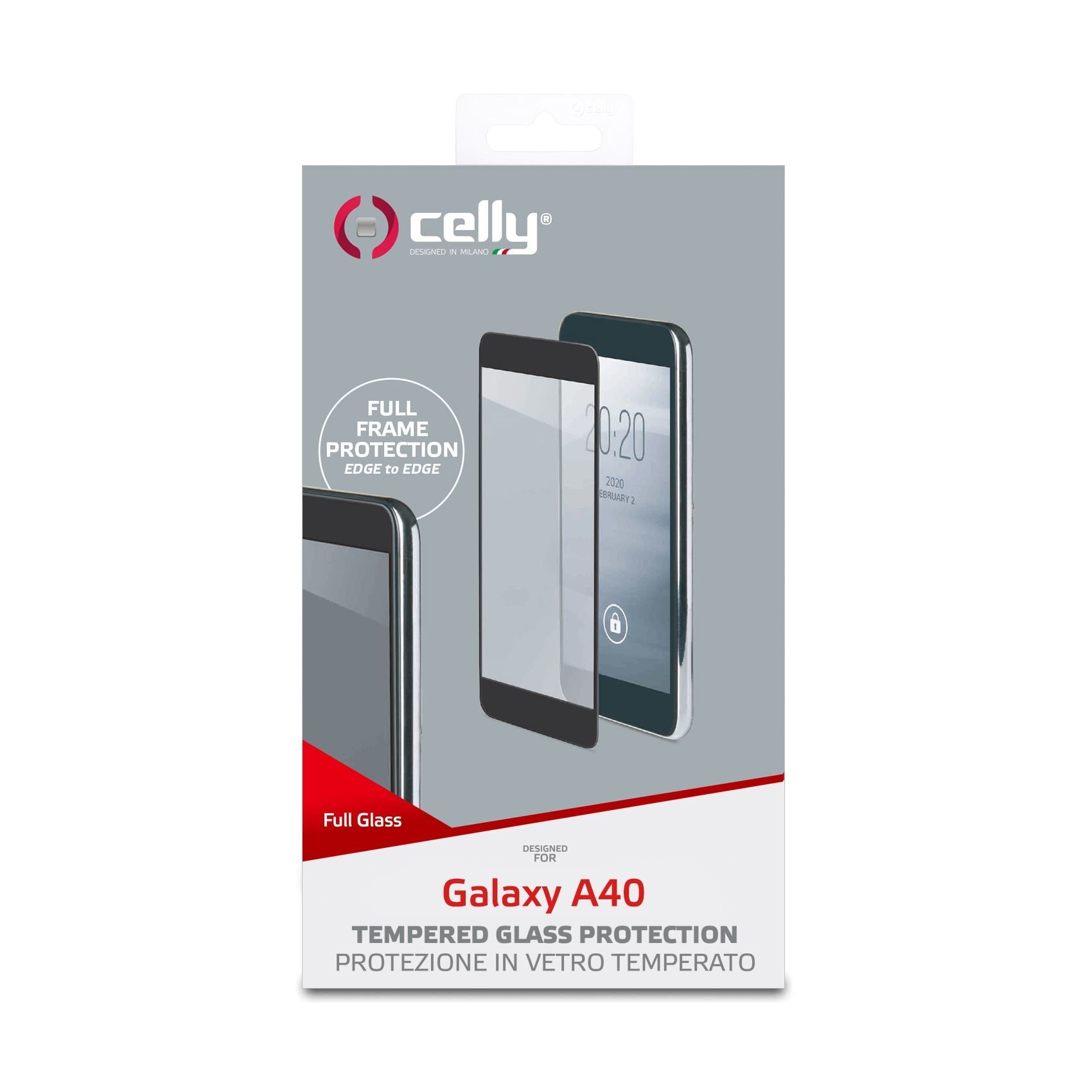 Celly Fullglass833bk Protector De Pantalla Teléfono Móvil/Smartphone Samsung 1 Pieza(S)