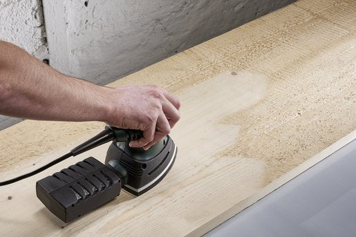 Pack 10 Hojas Abrasivas Adhesivas, 2 Piezas Para Madera/Metal Grano 40 1811000 Wolfcraft