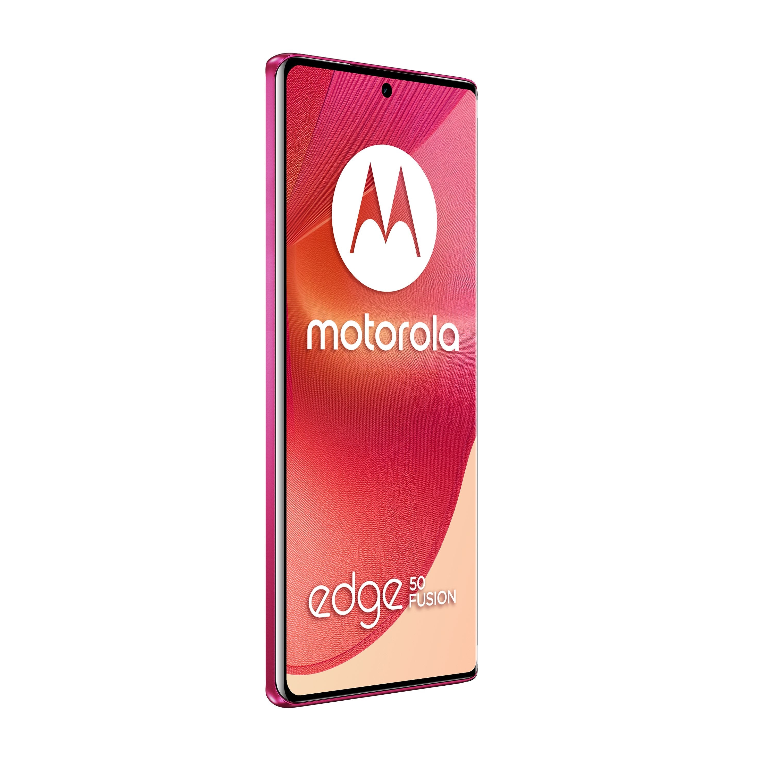 Smartphone Motorola Edge 50 Fusion 256gb, Rosa Intenso, Piel Sintética, Dual Sim, Android 14, 8 Gb Lpddr5 Pb3t0027fr