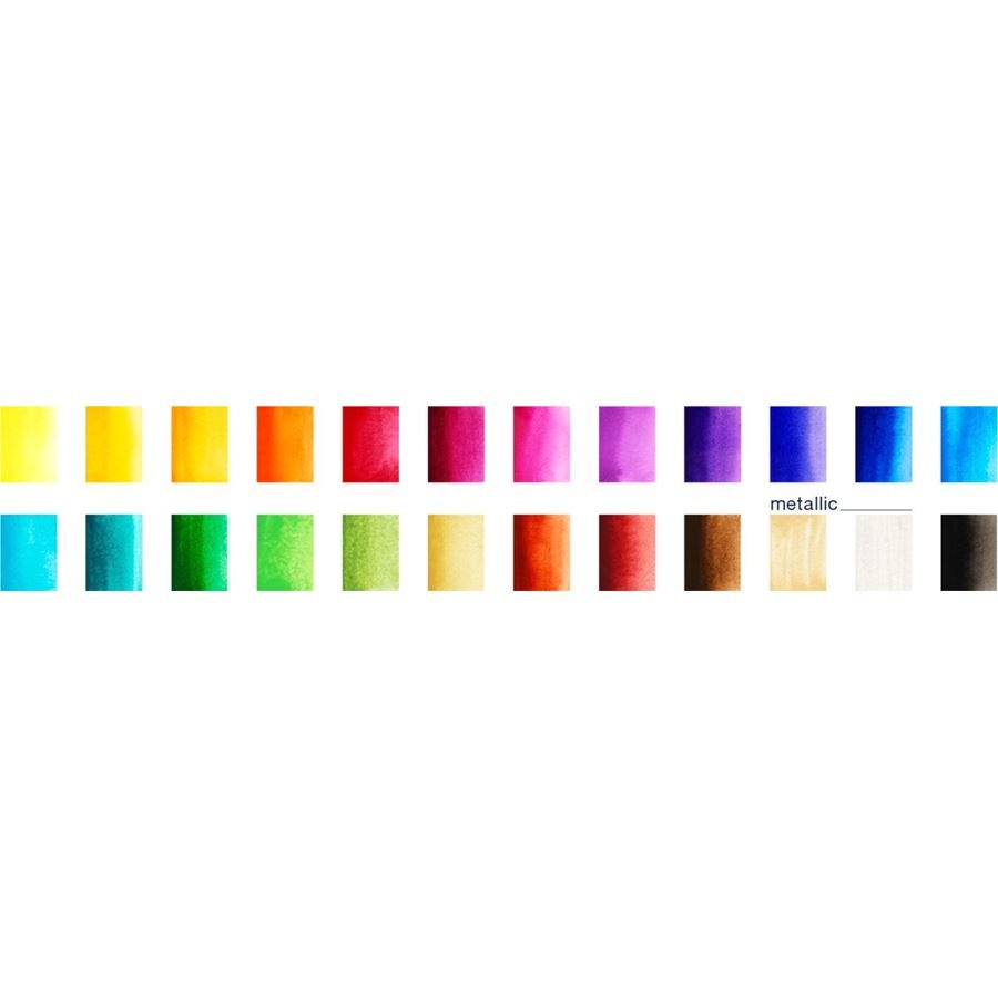 EAN 6933256641663 - Faber-Castell 169724 pintura a base de agua Multi Paleta 24 pieza(s) imagen 3