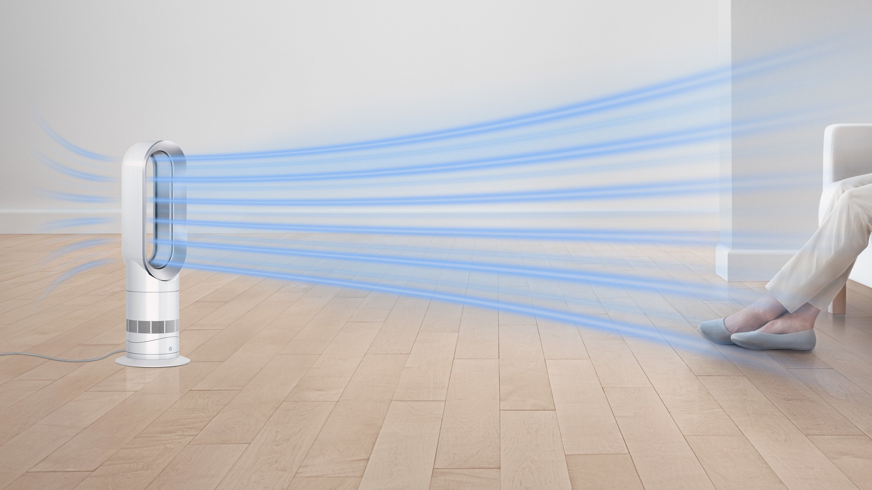 Dyson Hot+Cool Ventilador Calefactor Am09 Plateado