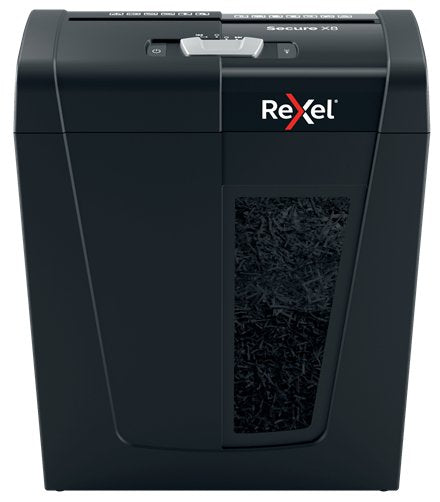 EAN 5028252615273 - Rexel Secure X8 triturador de papel Corte cruzado 68 dB Negro imagen 1