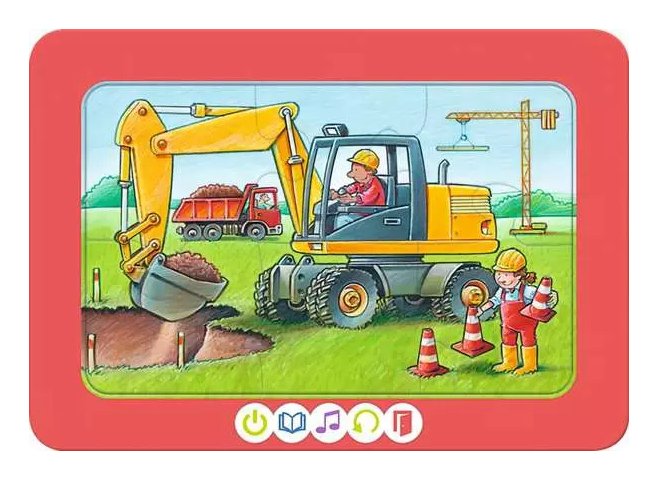 Ravensburger Tiptoi 3 Primeros Rompecabezas: Vehículos 4005556002276.0