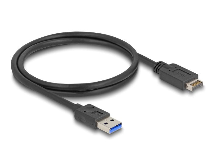 Delock 85411 Cable Usb 10 Gbps Key Usb Tipo-E A 20 Pines Macho A Usb Tipo-A Macho 80 Cm