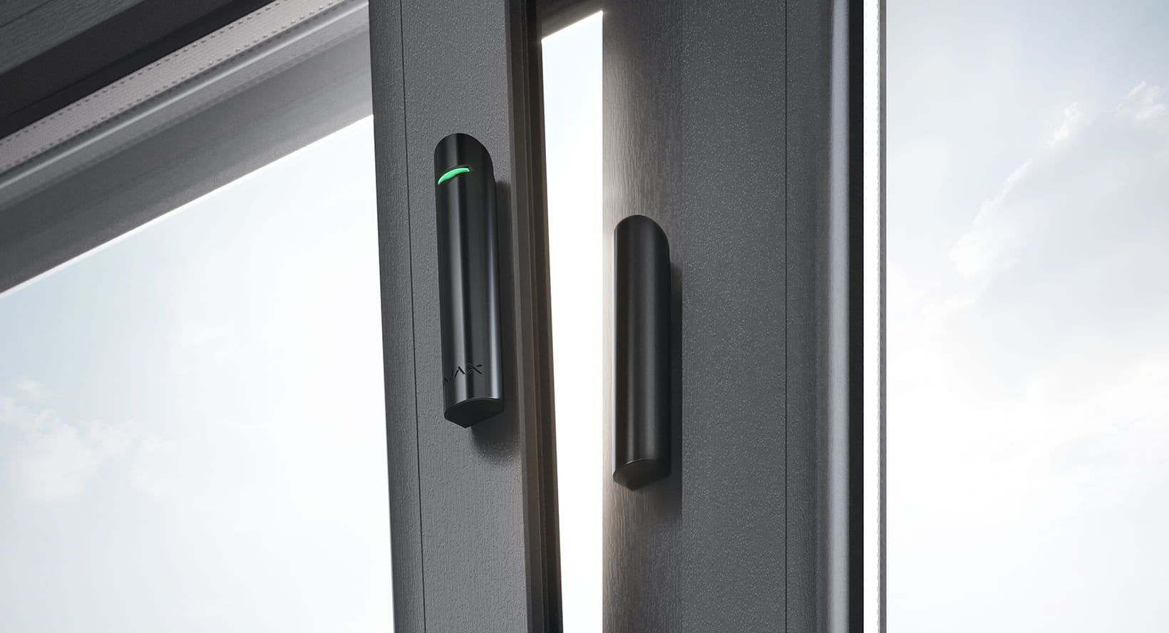 Ajax Doorprotect-Plus-Bl Ajax Doorprotect Plus. Contacto Magnético,Impacto E Inclinación Inalámbrico. Color Negro