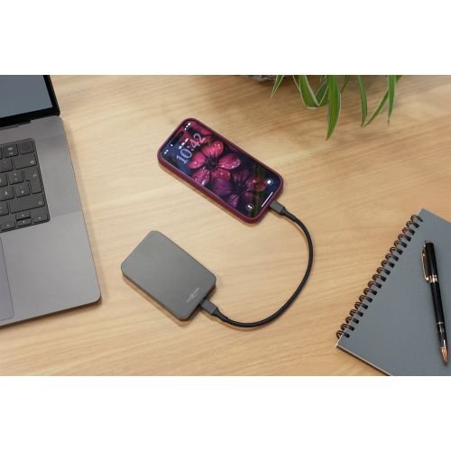 Ansmann 1700-0199, 10000 Mah, Lithium Polymer (Lipo), Inalámbrico Aufladen, 3,7 V, Antracita