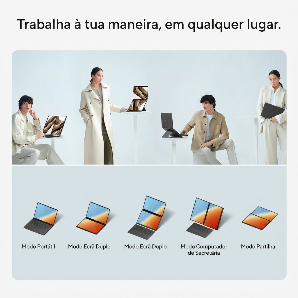 Portátil Asus Zenbook Duo Ux8407aa 14" Ultra 9 285h 32gb Dd