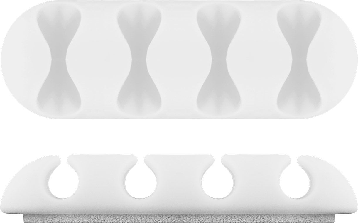 EAN 4040849704000 - Goobay 70400 organizador de cables Universal Soporte para cables Blanco 2 pieza(s) imagen 2