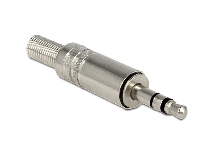 Delock 65532 Toma Estéreo Macho 3,5 Mm Con Protección Contra Dobleces Soldadura Versión