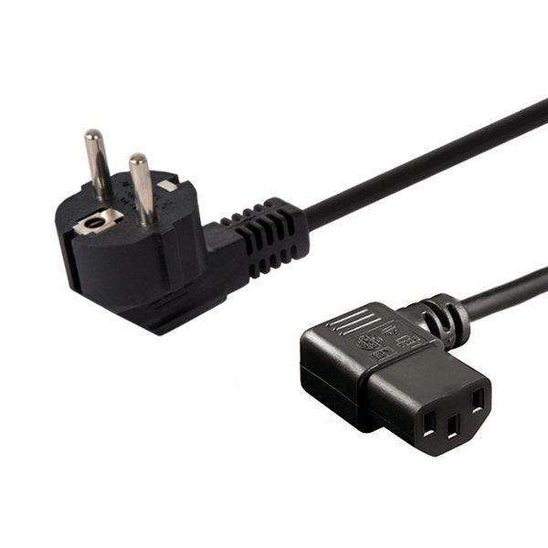 Savio Cl-115 Cable Alimentacion Acodado 1,2 M Iec C13