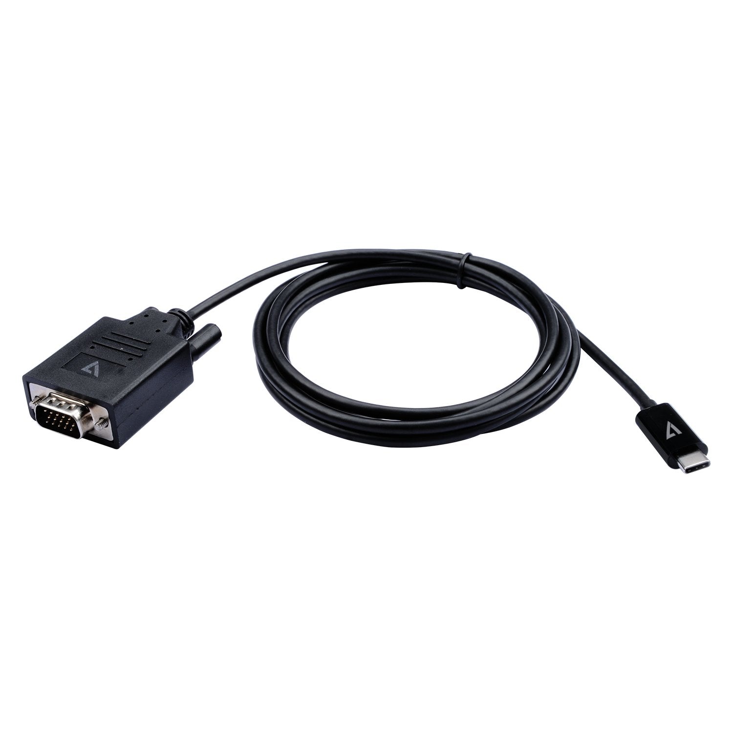 EAN 0662919115512 - V7 V7UCVGA-2M adaptador de cable de vídeo VGA (D-Sub) USB Tipo C Negro imagen 2