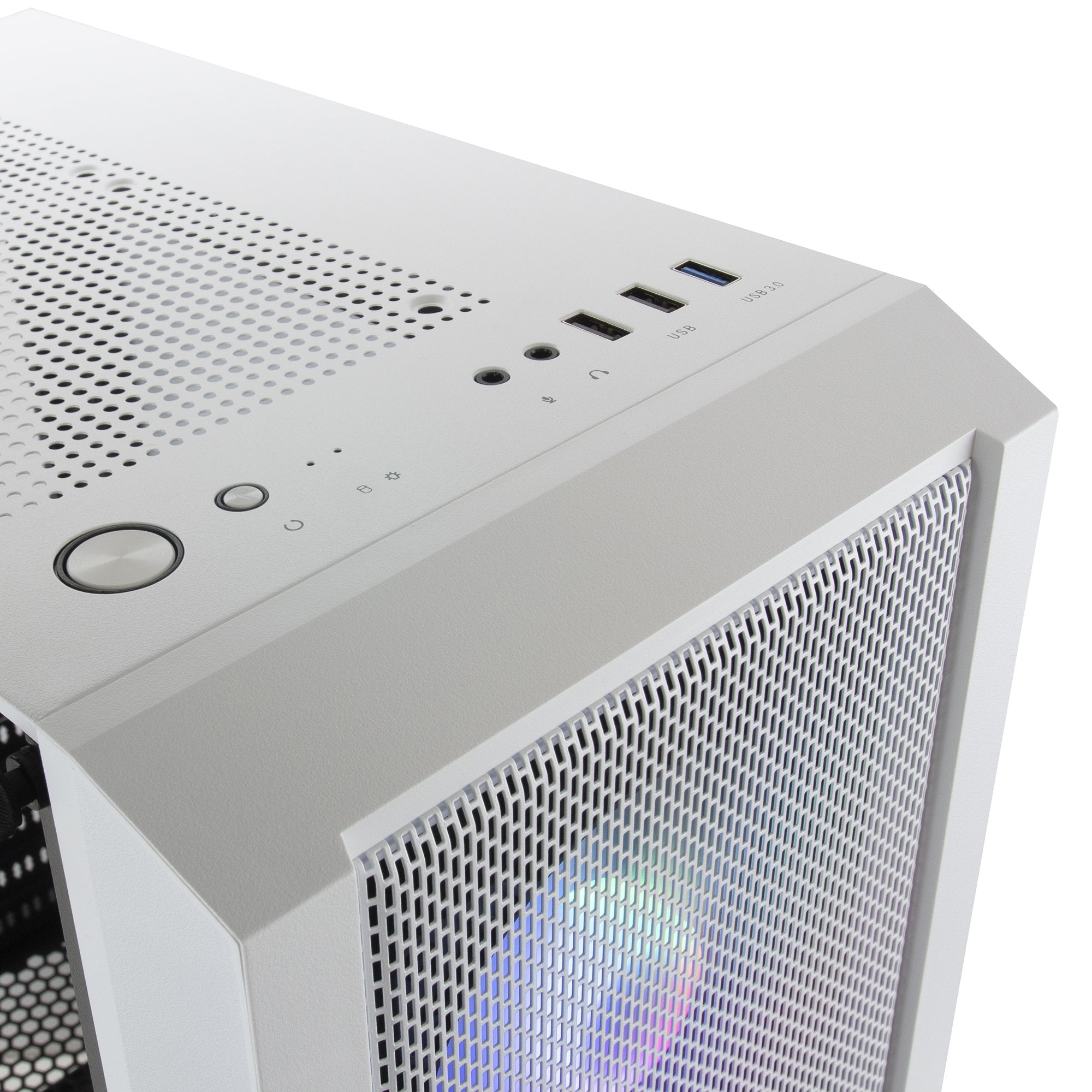 Caja Pc Marsgaming Atx Mcc Frgb Blanco